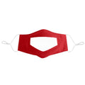 Anti-Fog Lip Language Face Shield For The Deaf And Mute Solid Color Printing Face Shield, Red, Black, Gray, Lake Blue, Printing A, Printing B, Printing C, Printing D, Additive A, Additive B, Additive C
