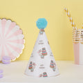 20 PCS Cute Children Bronzing Birthday Hats Cake Baking Decoration Party Hats, Cats, Unicorn, Wave Point, Daisy, Happy Birthday, Star & Moon Bronzing, Golden Ball Cap Happy Birthday, Golden Ball Cap 2 Monster, Golden Ball Cap Spaceman                  ...
