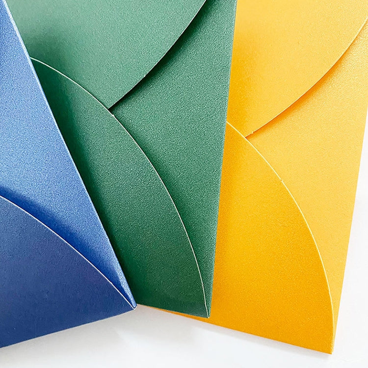 10pcs Love Buckle Pearl Paper Hot Stamping Envelope Invitation Letter