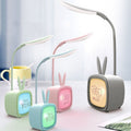 2 PCS Cute Pet USB Table Lamp Energy-Saving Eye Protection LED Bedroom Dormitory Night Light, Random Color Delivery, Rabbit, Cute Bear, Fawn, Archie