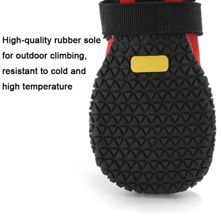 HCPET Non-Slip Wear-Resistant Pet Shoes Four Seasons Breathable Dog Shoes, 1, 2, 3, 4, 5, 6, 7, 8