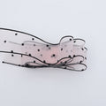 Transparent Snow Dots Yarn Ribbon Gift Box Packaging Material, 2.5cm, 4cm