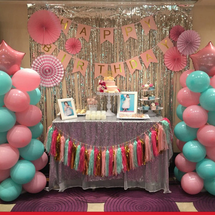 Color Polka Dot Paper Tassels Birthday Room Decoration Ribbon Garland, TM-001 Blue Dots, TM-002 Pink Dots, TM-003 Yellow Dot, TM-004 Purple Dot, TM-005 Golden Dot, TM-006 Silver Dot, TM-007 Green Dot, TX-008 Star Moon Pink, TX-009 Star Moon Beige      ...