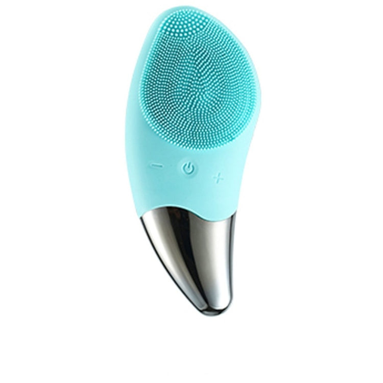 Ultrasonic Vibration Facial Cleansing Apparatus Multifunctional Electric Facial Washing Brush, Green (With Heating Function), Red (With Heating Function), Blue (With Heating Function), Pink (With Heating Function)