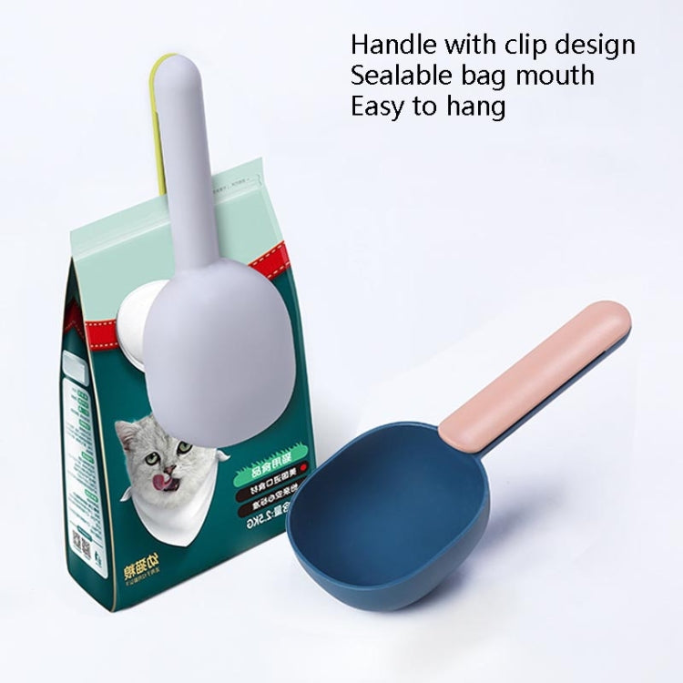 Cat Food Dog Food Spoon Pet Food Spoon Dog Cat Supplies, Gray+Green, White+Blue, White+Gray, Indigo+Pink, Brown+Pink