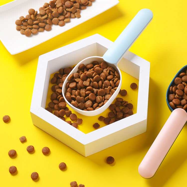 Cat Food Dog Food Spoon Pet Food Spoon Dog Cat Supplies, Gray+Green, White+Blue, White+Gray, Indigo+Pink, Brown+Pink