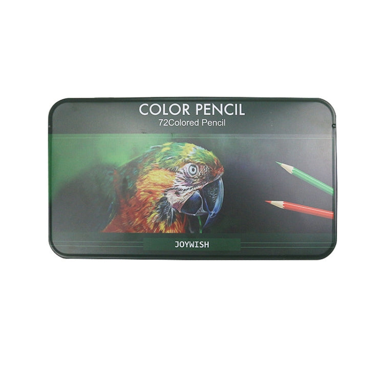 72-Color Tin Box Oily Drawing Color Pencils, 72-Color Pencils