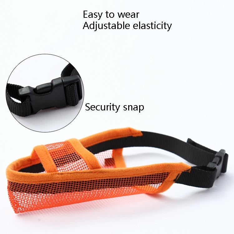 Dog Mouth Cover Anti-Bite Mesh Dog Mouth Cover Medium And Large Dogs Anti-Drop Mask, XXS, XS, S, M, L, XL