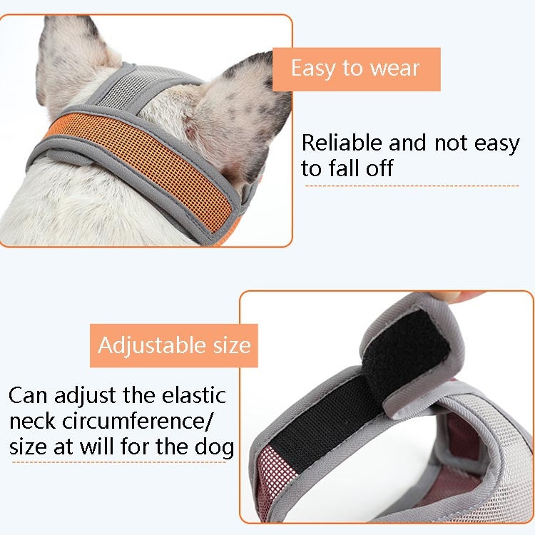 Bulldog Mouth Cover Flat Face Dog Anti-Eat Anti-Bite Drinkable Water Mouth Cover, S, M, L