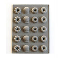 Silicone Cake Mold 25 Grid Fudge Hard Candy Silicone Biscuit Mold, Fruit, Donuts