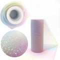 Glitter Rainbow Net Yarn Roll for Photo Background / Desktop Decoration / Skirt, Length: 9m, Width: 15cm, ABK1 Pink Yellow Blue Gradient Glitter, ABK2 Red Purple Blue Gradient Glitter, ABK3 Rainbow Gradient Glitter, ABK4 Blue Purple Gradient Glitter   ...