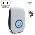 H12 2 PCS Ultrasonic Electronic Mouse Repeller Household Mini Mosquito Repeller, H12 US Plug White