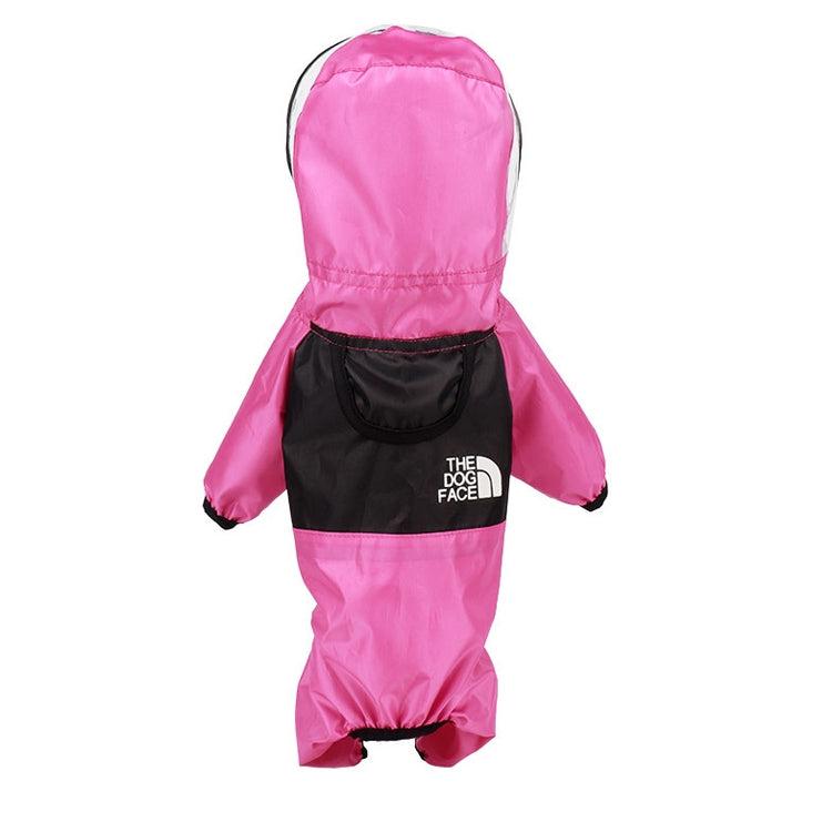 Seasons Universal Raincoat For Dogs Four-Legged Clothing Transparent PU Waterproof Clothing, S, M, L, XL, XXXL, XXXXL
