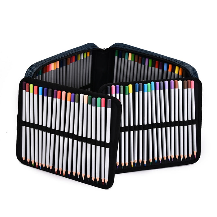 120 Color Pencil Case Large Capacity Student Portable Stationery Bag, Purple, Gray Black, Blue, Rose Red