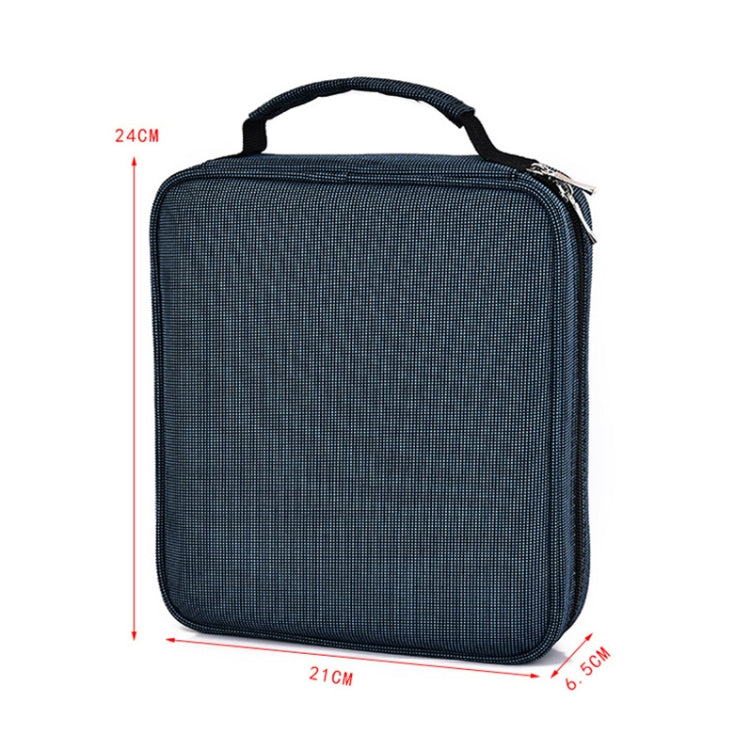 120 Color Pencil Case Large Capacity Student Portable Stationery Bag, Purple, Gray Black, Blue, Rose Red