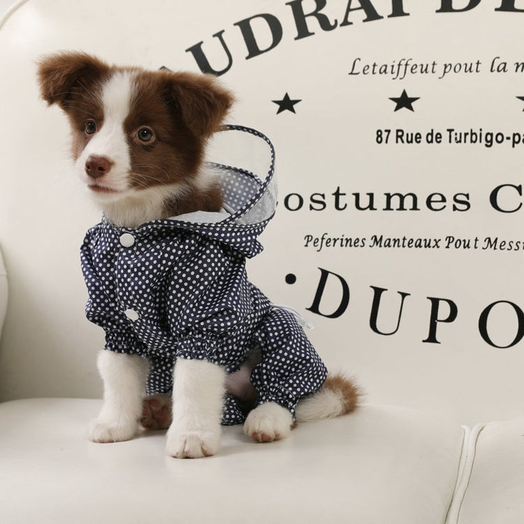 Dog Raincoat Out Four Foot Waterproof Dust Clothes Pet Raincoat, M, XL, XXL, XXXL, L