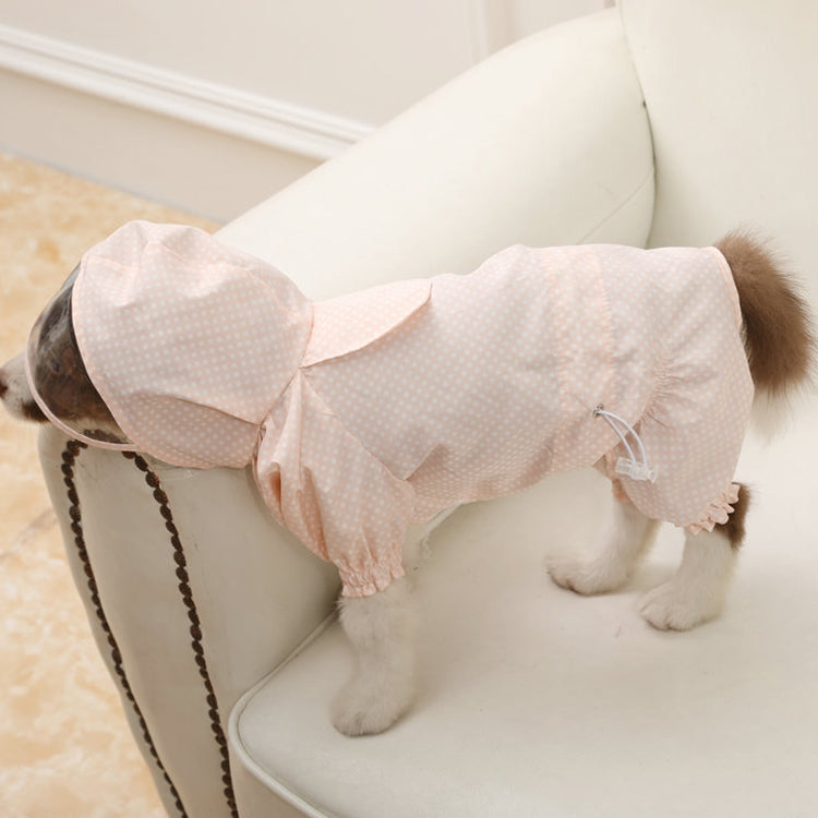 Dog Raincoat Out Four Foot Waterproof Dust Clothes Pet Raincoat, M, XL, XXL, XXXL, L