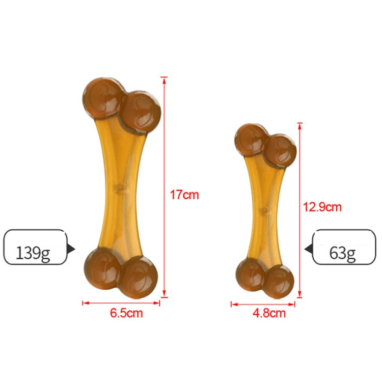 Nylon PU Dog Molar Stick Cleaning Dog Bite Toy, Large Double Head Arched Bone, Small Double Bone, Large Double Bone
