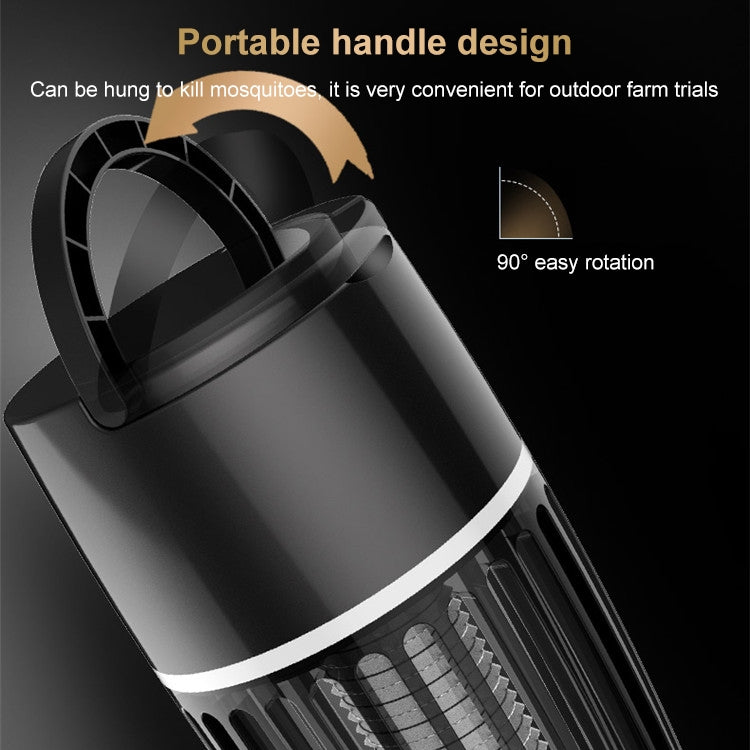 ALE-MWD-008 Home Bedroom Mute Mosquito Trap Mosquito Lamp Outdoor Non-Radiation Fly Mosquito Repellent, Direct Type, Charging Type 2000 MAH, Charging Type 4000 MAH