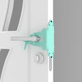 Cartoon Bear Bedroom Door Mute Lock Closed Door Anti-collision Protection Cushion, Green, Pink, Coffee, Apricot, White