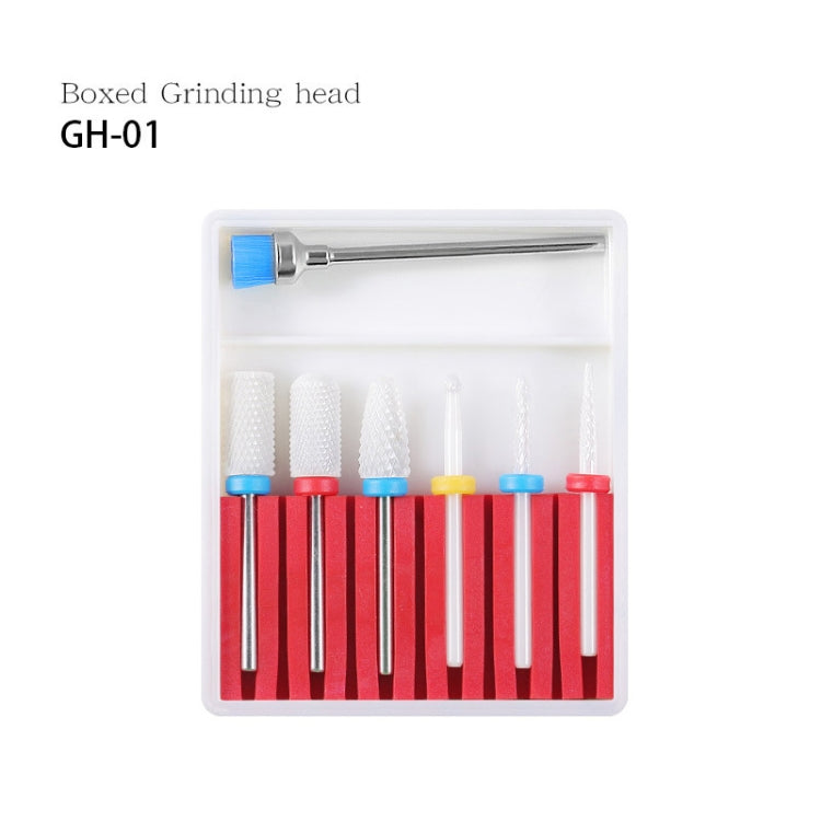 Nail Art Ceramic Tungsten Steel Alloy Grinding Heads Set Grinder Polishing Tool, GH-01, GH-02, GH-03, GH-04, GH-05, GH-06, GH-07, GH-08, GH-09, GH-10