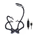Aluminum Alloy 4-Claw Aircraft Model Universal Arm With Light & Welding Station, N-CSBKM-BK9 Black, N-CSBKM-BL9 Blue