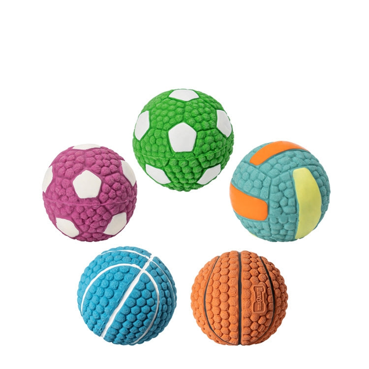 Dog Toy Latex Dog Bite Sound Ball Pet Toys, Large Volleyball, Large Tennis, Large  Rugby