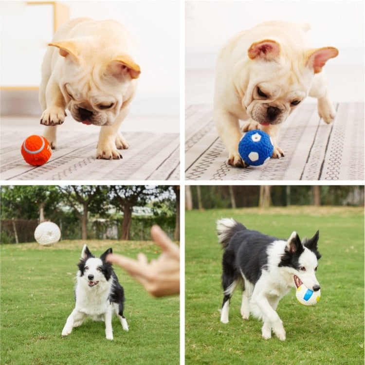 Dog Toy Latex Dog Bite Sound Ball Pet Toys, Large Volleyball, Large Tennis, Large  Rugby