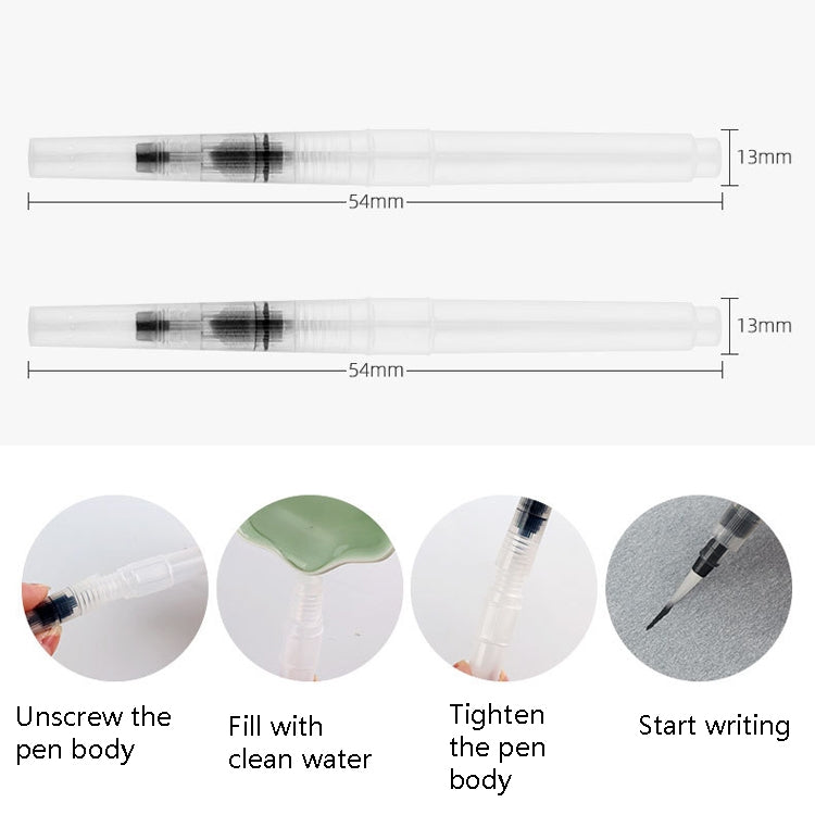 Writing Brush Water Calligraphy Practice Set Water Writing Board Reusable Water Writing Cloth, A4, A3