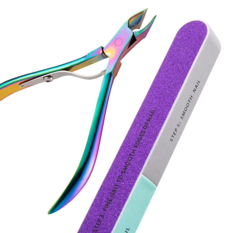 7 in 1 Nail Tools Color Titanium Nail Care Tools