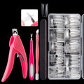 Manicure Tool  Set Fingernails Word Cut Set, Transparent French, Natural French, Transparent Semi-post, Natural Semi-post, Transparent Full Post, Natural Full Post, Transparent French Large Set, Transparent Semi-post Large Set                          ...