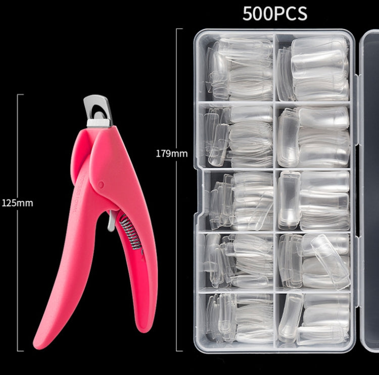 Manicure Tool  Set Fingernails Word Cut Set, Transparent French, Natural French, Transparent Semi-post, Natural Semi-post, Transparent Full Post, Natural Full Post, Transparent French Large Set, Transparent Semi-post Large Set                          ...