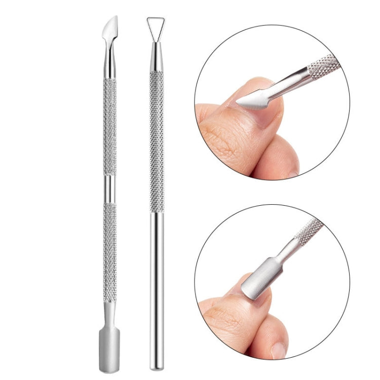 FABIYAN Stainless Steel Dead Skin Shear Steel Push Nail Art Tool Set, Specification: Set 3, Set 1, Set 2, Set 3, 3 Sets-Set 4, Set 5, Set 6, Set 7, Set 8, Set 9, Set 11, Set 12, Set 13, Set 14, Set 15, Set 16