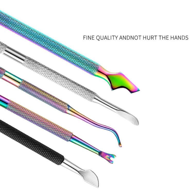 FABIYAN Stainless Steel Dead Skin Shear Steel Push Nail Art Tool Set, Specification: Set 3, Set 1, Set 2, Set 3, 3 Sets-Set 4, Set 5, Set 6, Set 7, Set 8, Set 9, Set 11, Set 12, Set 13, Set 14, Set 15, Set 16