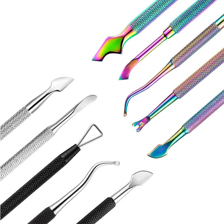 FABIYAN Stainless Steel Dead Skin Shear Steel Push Nail Art Tool Set, Specification: Set 3, Set 1, Set 2, Set 3, 3 Sets-Set 4, Set 5, Set 6, Set 7, Set 8, Set 9, Set 11, Set 12, Set 13, Set 14, Set 15, Set 16