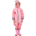 Children One-Piece Raincoat Boys And Girls Lightweight Hooded Poncho, S, L, M