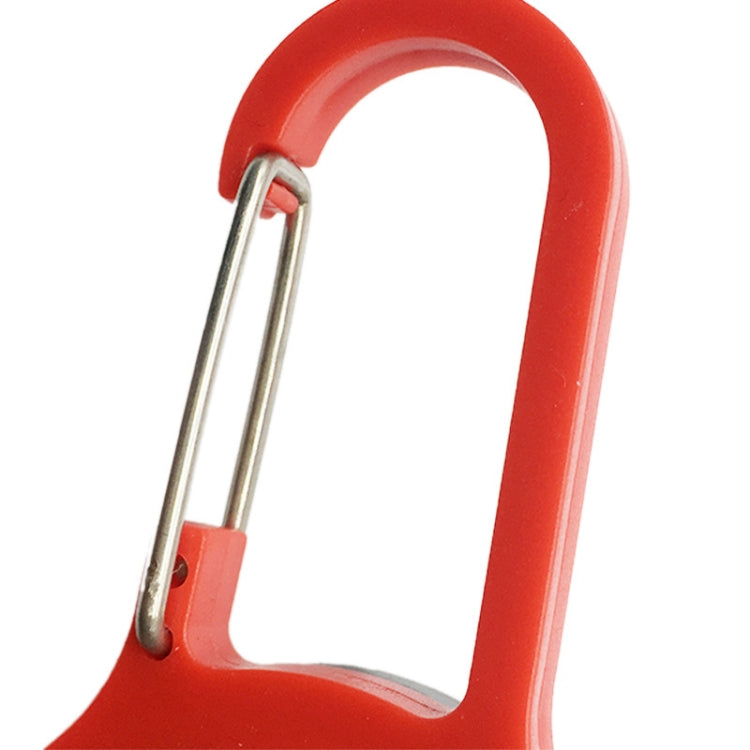 3 PCS Mini Carabiner COB Flashlight Outdoor Portable Keychain Night Fishing Light Random Colour Delivery, Red, Blue, Black, Gray