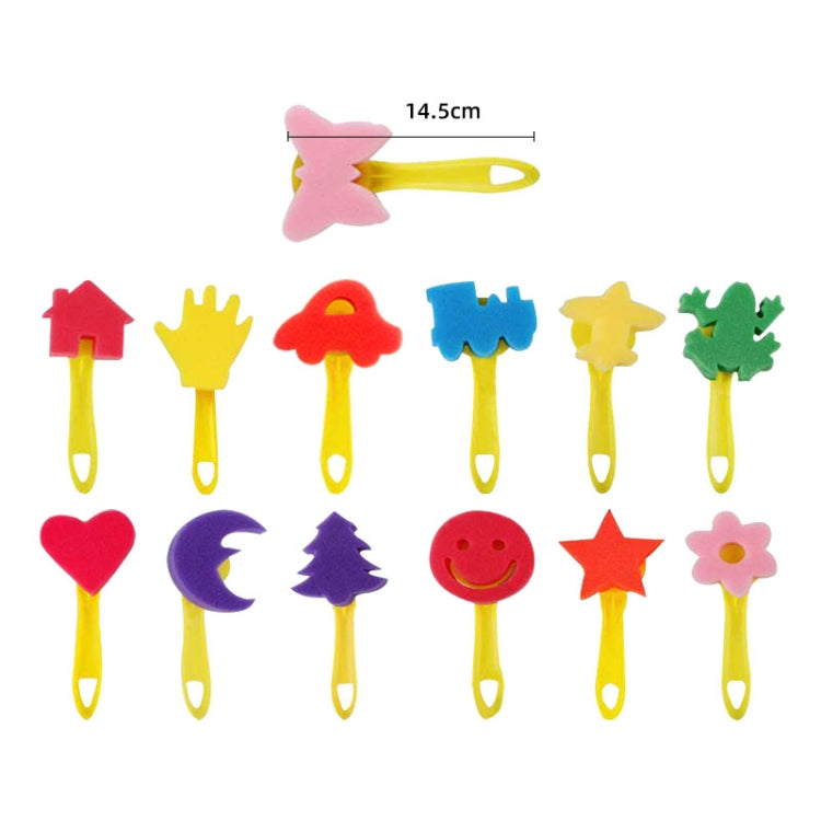 31 In 1 Painting Sponge Seal Early Education Art Graffiti Supplies For Children, 31 in 1/Yellow, 31 in 1/Red, 31 in 1/Blue