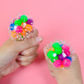 6 PCS 6 Cm Color Beads TPR Vent Ball Decompression Toy, Balloon Ball