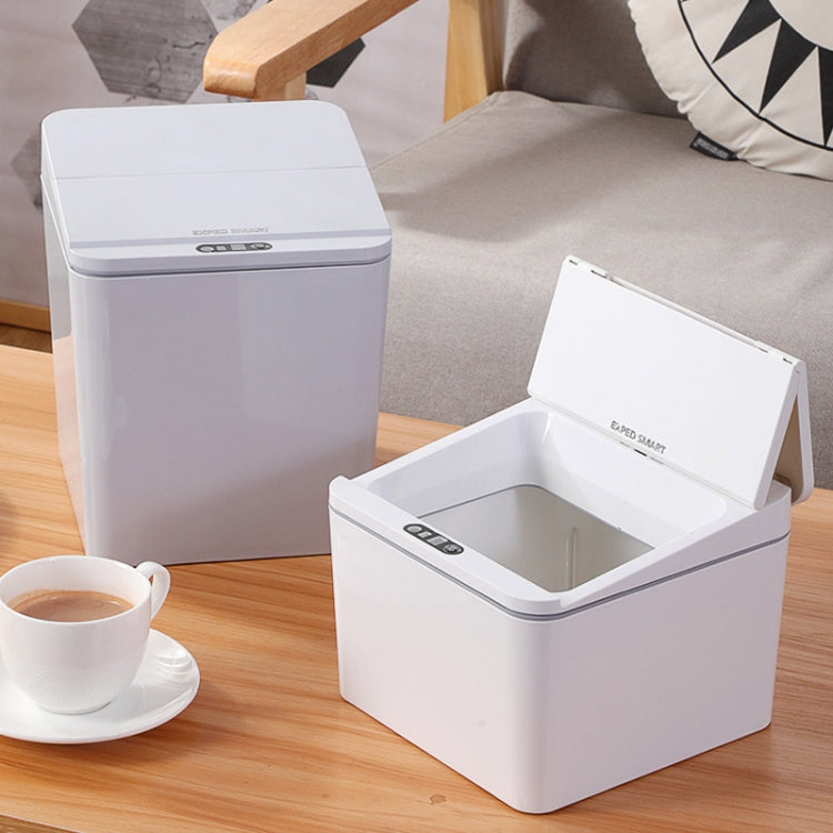 EXPED SMART Desktop Smart Induction Electric Storage Box Car Trash Can, 4L Battery Version (White), 4L Charge Version (White), 4L Battery Version (Gray), 4L Charge Version (Gray), 6L Battery Version (White), 6L Charge Version (White)                   ...