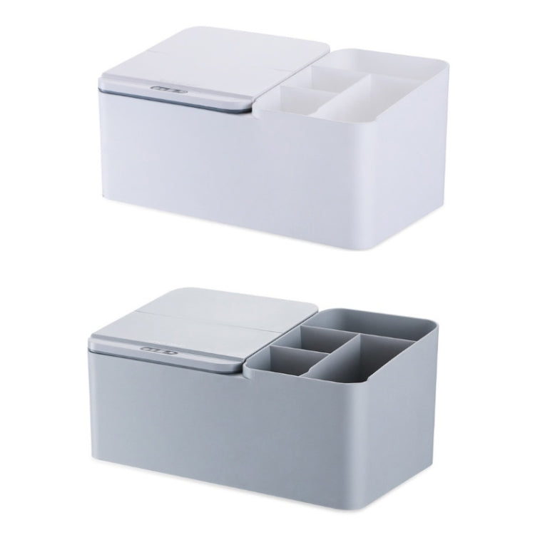 EXPED SMART Intelligent Induction Desktop Electric Storage Box, Battery Version (White), Battery Version (Gray), USB Charging (White), USB Charging (Gray)