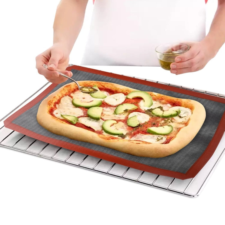 Hollow Non-Stick High Temperature Baking Mat Breathable Glass Fiber Baking Pan Mat, 40x30cm Straight Angle, 12 Lap 40x30cm Cut Angle, 18 Lap 40x30cm Straight Angle, 57x37cm Straight Angle