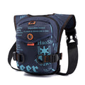 HaoShuai 5126 Outdoor Riding Leg Bag Multifunctional Sports Men Chest Bag Portable Waist Bag Messenger Bag, Navy Blue, Black, Army Green, Dark Green