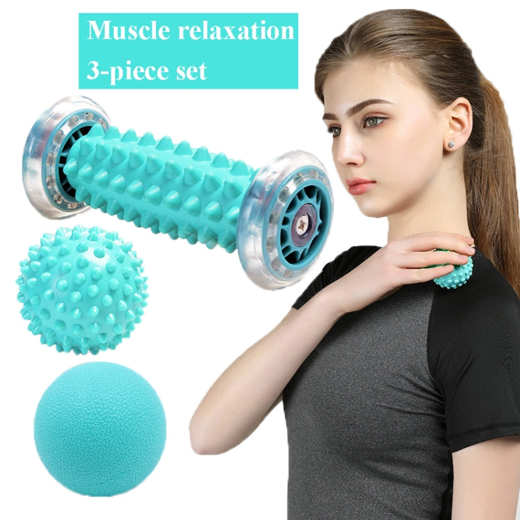 Massage Ball Plantar Fascia Ball Muscle Relaxation Fitness Ball Hand Holding Ball,Style:, Set 1, Foot Massage Wheel, Set 2, Yellow Foot Bottom + Tattoo 7cm 2
