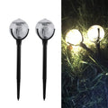 2 PCS Light Control Solar Lawn Lamp Outdoor Garden Lights, 2 PCS Warm Light