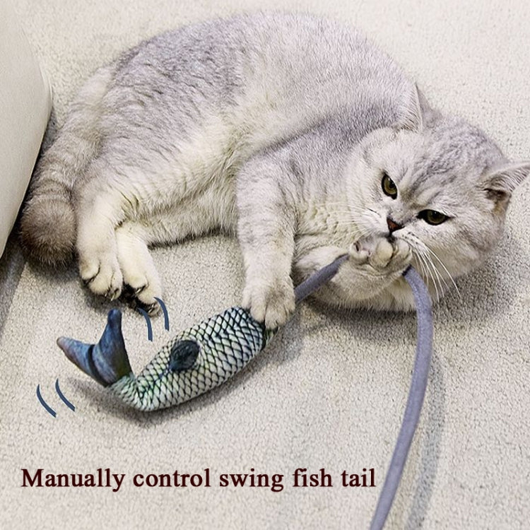 Creative Funny Cat Toy Simulation Fish Cat Toy Interactive Plush Airbag Toy, Sea Fish, Squid, Dog Tail, Horsetail