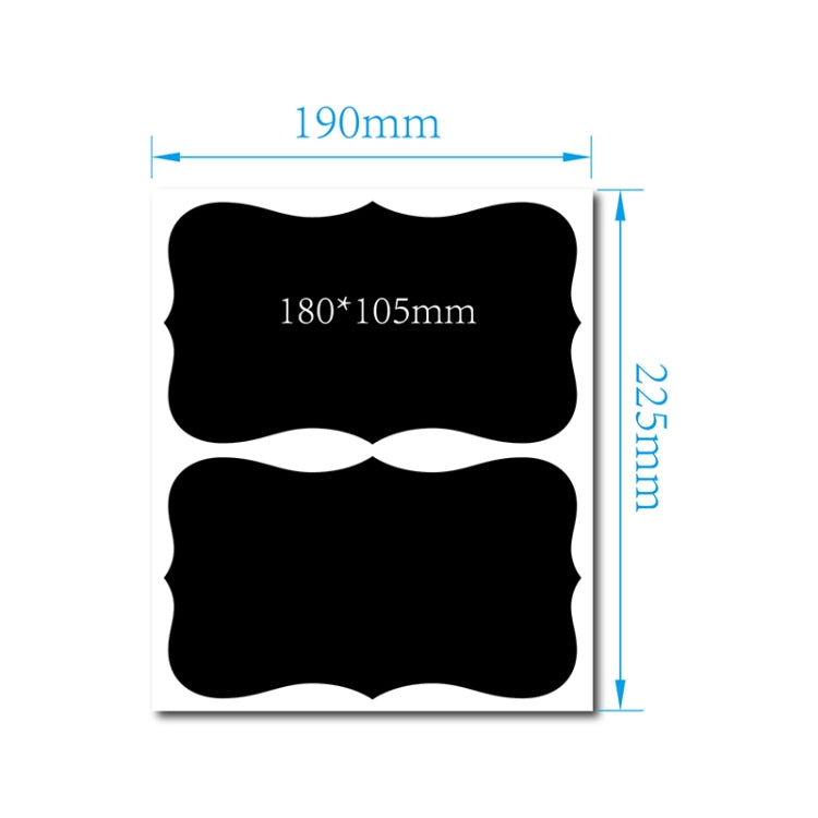 50 Sets Erasable Waterproof Removable Bottle Can PVC Blackboard Sticker, 2PCS/Set 190x225mm, 8PCS/Set  190x245mm, 8PCS/Set 110x156mm, 8PCS/Set  140x182mm, 8PCS/Set 190x225mm, 10PCS/Set 130x220mm, 10PCS/Set  140x220mm, 10PCS/Set 120x187mm               ...