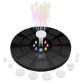 Colorful Lamp Battery Solar Fountain Floating Landscape Fountain, Colorful Lamp Fountain