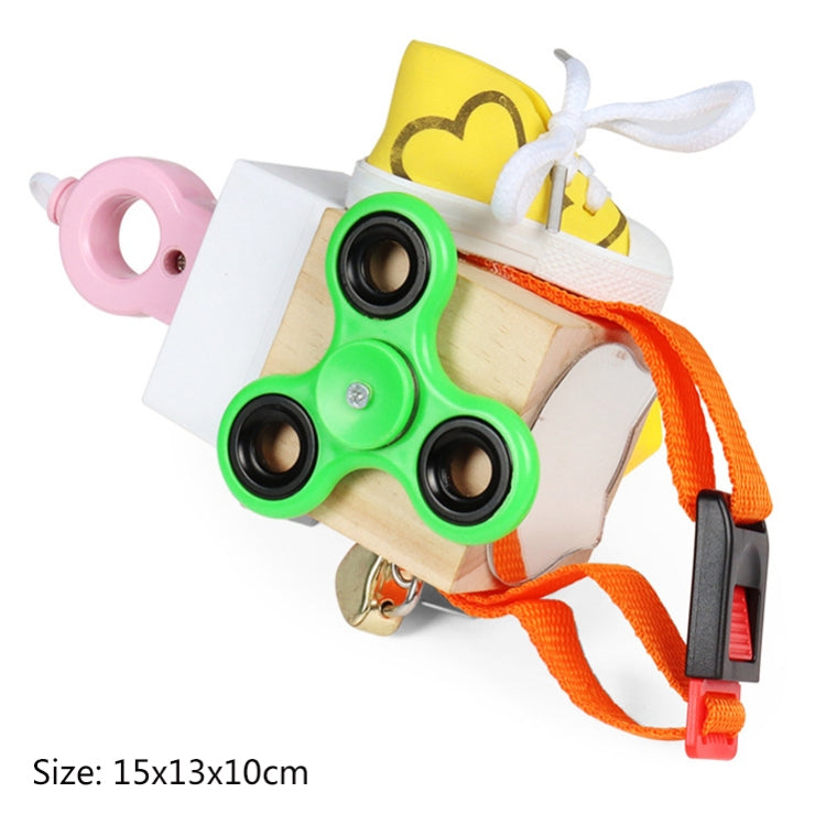 Children Montessori Busy Board Puzzle Unlocking Toy Early Education Toy, Style:, Fun Life Green, Music, Animal, Fishing
