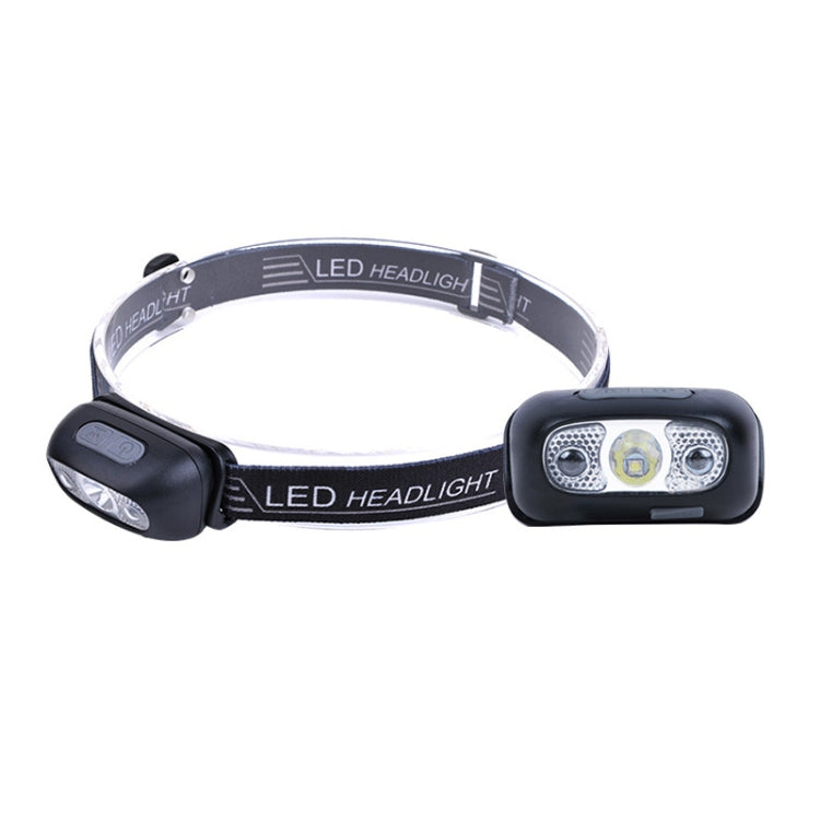 Smart Sensor Outdoor USB Headlight LED Portable Strong Light Night Running Headlight, Black 3W 100LM, White 3W 100LM, Orange 3W 100LM, White 5W 140LM, Orange 5W 140LM